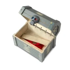 Melissa & Doug Wooden Pirate Chest Set Treasure Eye Patch Bandana -Toy Promotion Store HEA12576 5 opt