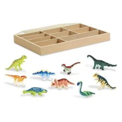 Melissa & Doug Dinosaur Party Play Set 9 Figures In Wooden Tray 9 Melissa & Doug Dinosaur Party Play Set 9 Figures In Wooden Tray -Toy Promotion Store HEA12666 4 opt