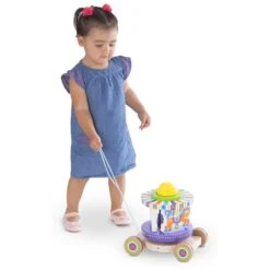 Carousel Pull Toy Wooden Horses Toddler Melissa & Doug 18m+ 7 Carousel Pull Toy Wooden Horses Toddler Melissa & Doug 18m+ -Toy Promotion Store HEA13616 4 opt