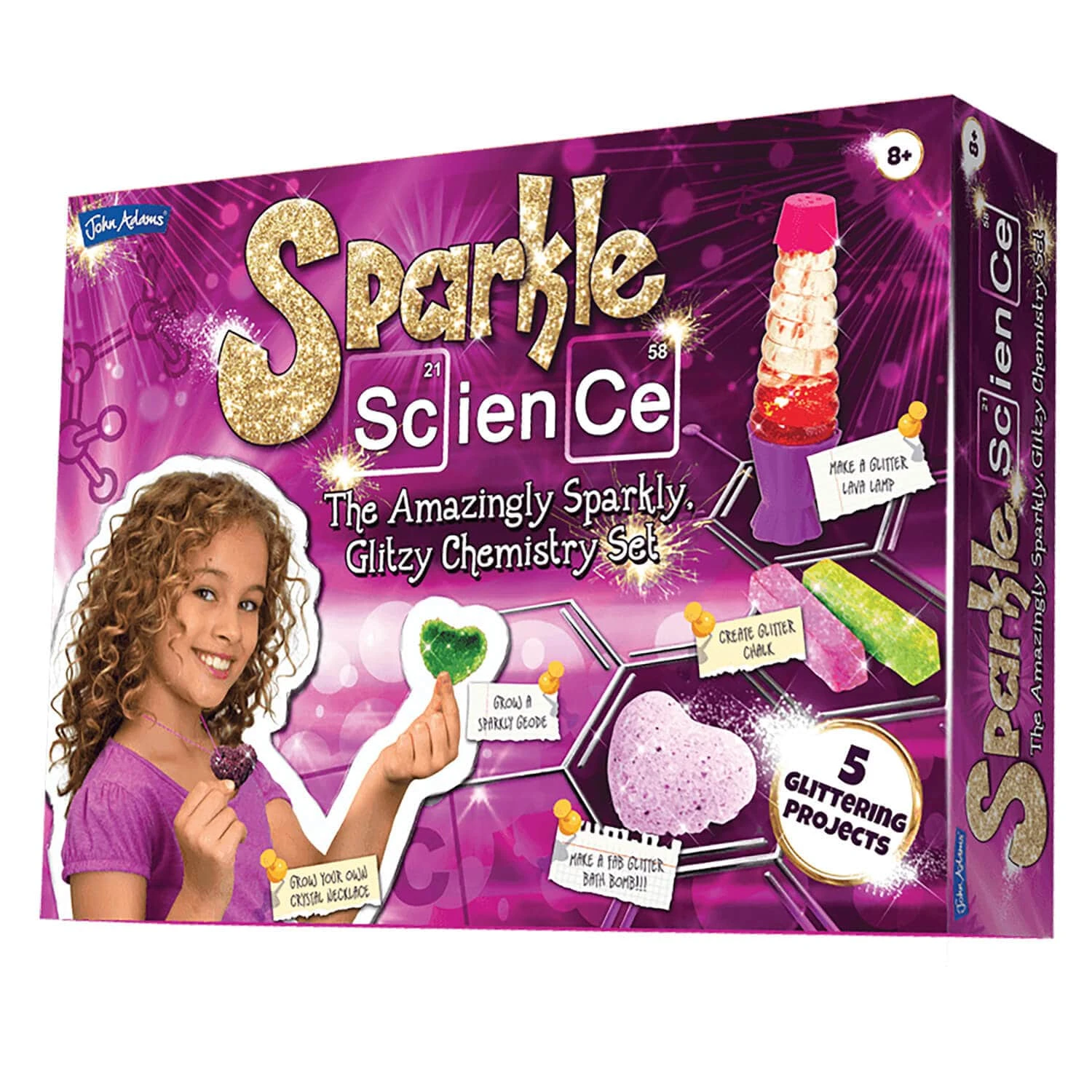 Sparkle Science Chemistry Set John Adams 5 Projects Age 8+ 1 Sparkle Science Chemistry Set John Adams 5 Projects Age 8+