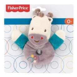Fisher Price Fisher-Price Plush Animal Ring Baby Toy With Rattle 12cm -Toy Promotion Store PRIFP10092 45577.1573741657.1100.1100