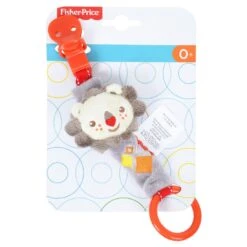 Fisher Price Plush Animal Pacifier Holder With Clothing Clip 8 Fisher Price Plush Animal Pacifier Holder With Clothing Clip -Toy Promotion Store PRIFP10103 65796.1573810207.1100.1100