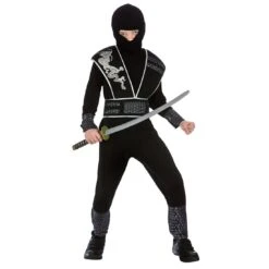 Boys Elite Shadow Japanese Ninja Warrior Halloween Costume