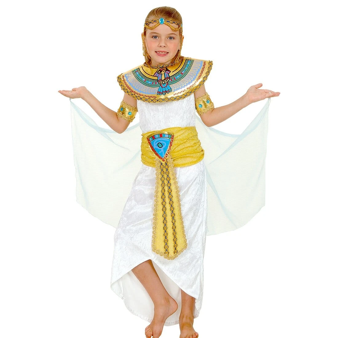 Girls Princess Cleopatra Egyptian Halloween Costume 1 Girls Princess Cleopatra Egyptian Halloween Costume