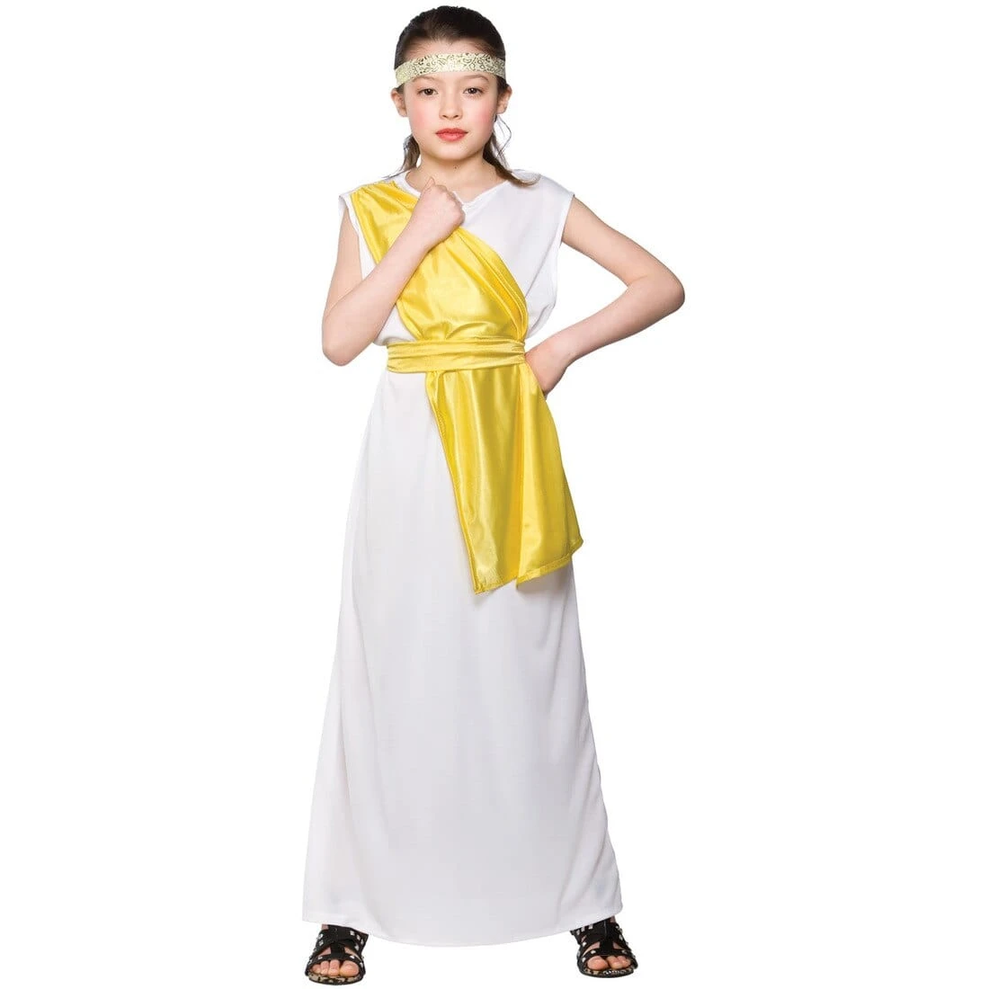 Girls Ancient Greek Historical Fancy Dress Halloween Costume 1 Girls Ancient Greek Historical Fancy Dress Halloween Costume